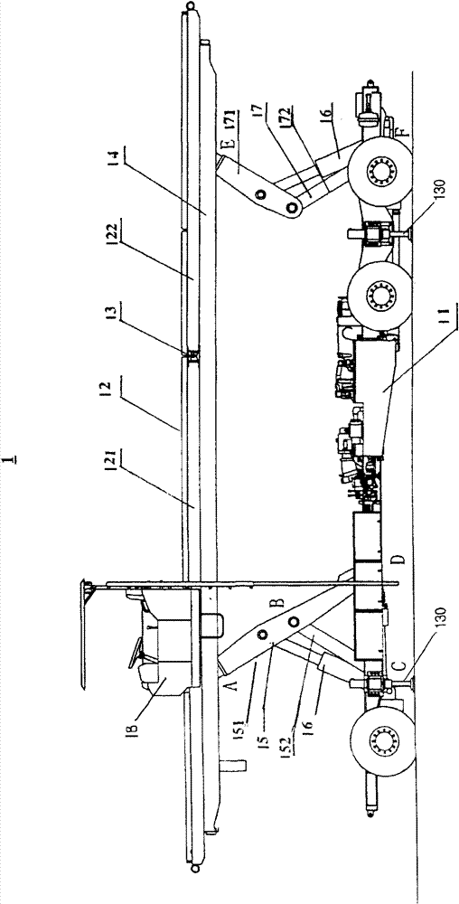 Cab of military conveying platform truck