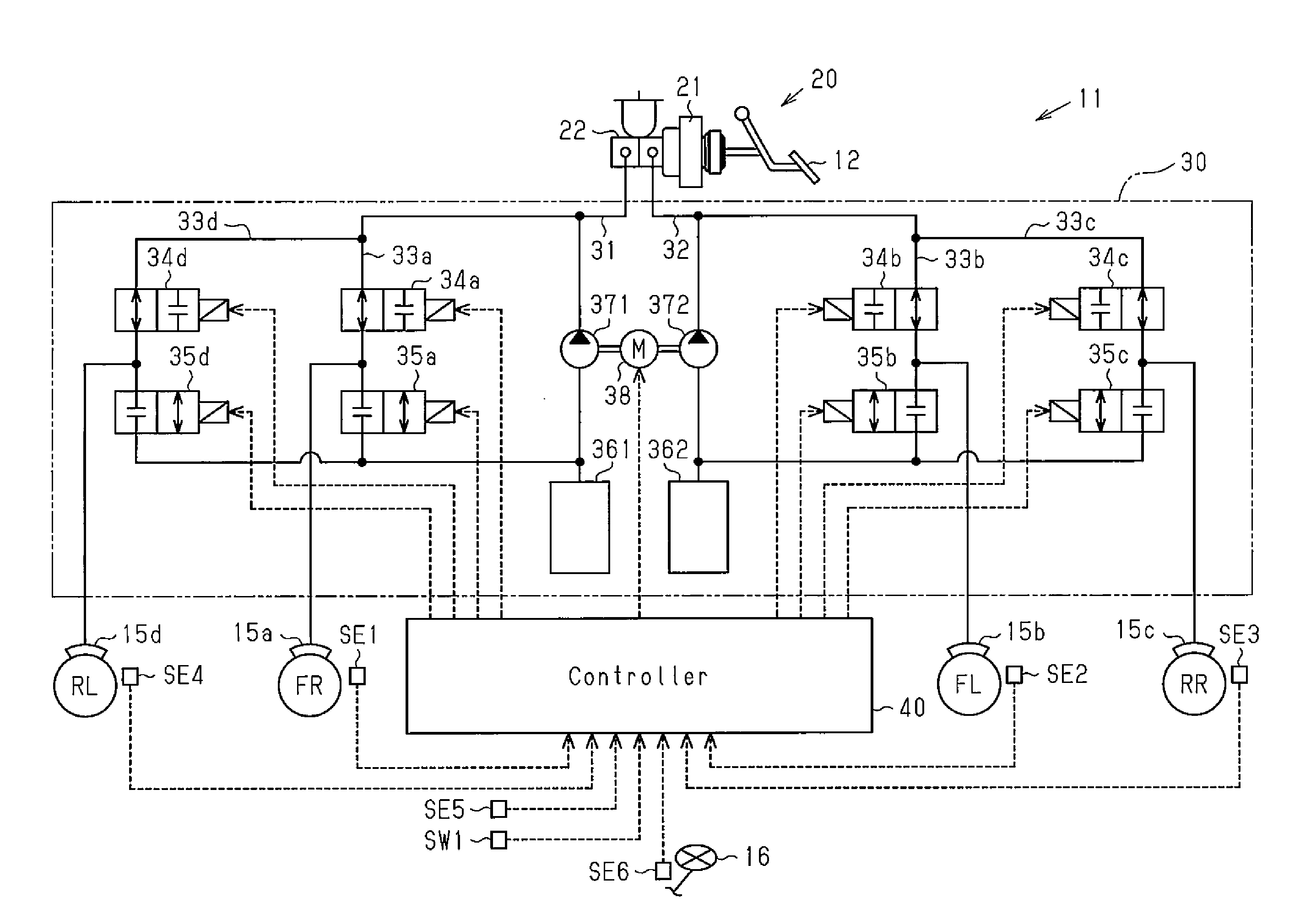 Vehicle brake control device