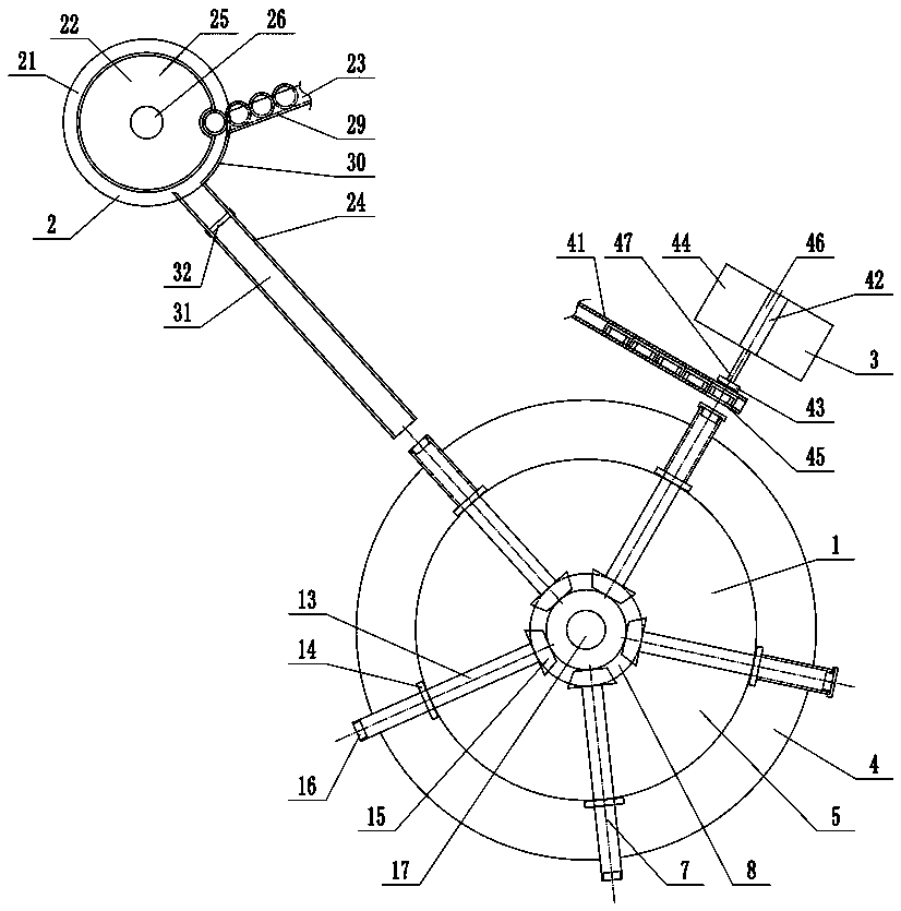 Full-automatic bobbin sleeving equipment