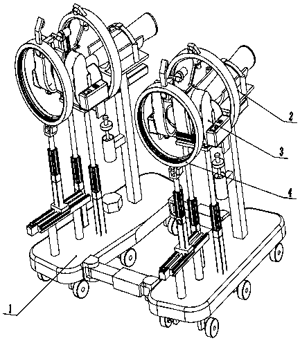 Foot injury treatment rehabilitation machine