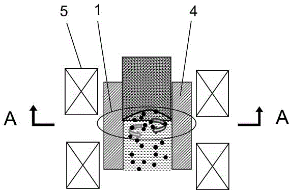 Preparation method of long-dimension dispersion-strengthened copper-based composite material and its melting and casting device