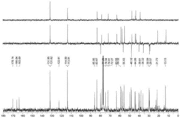 Preparation method and application of novel C19-diterpene alkaloid separated from Aconitum taronense