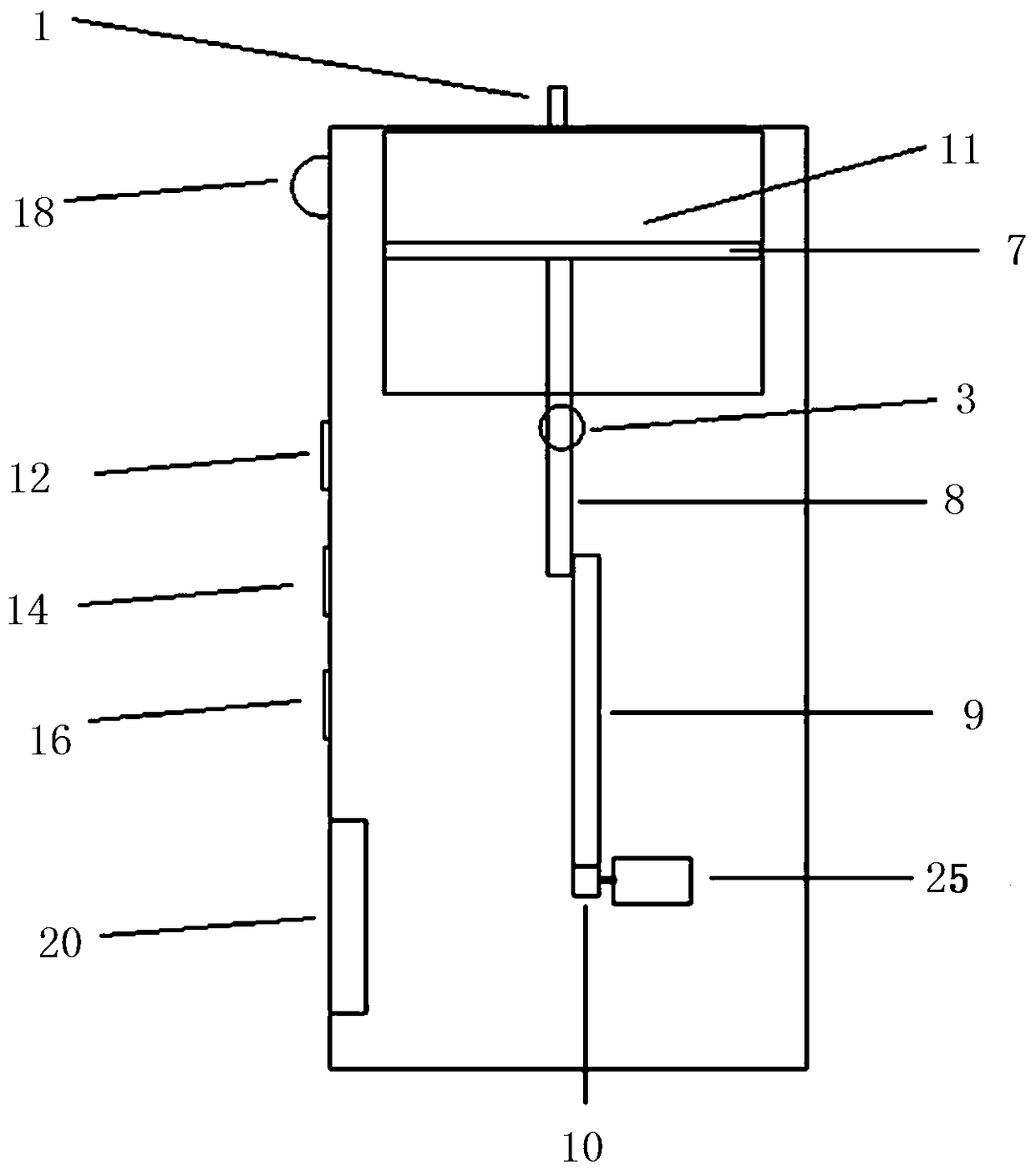 An automatic speed measurement and automatic pulse cleaning device for external drainage of cerebrospinal fluid