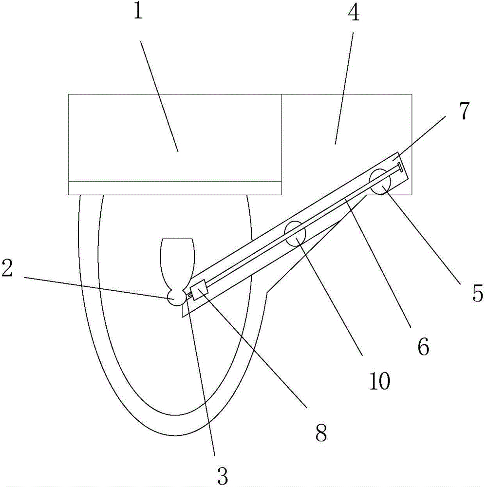 Closestool system having chemical examination function