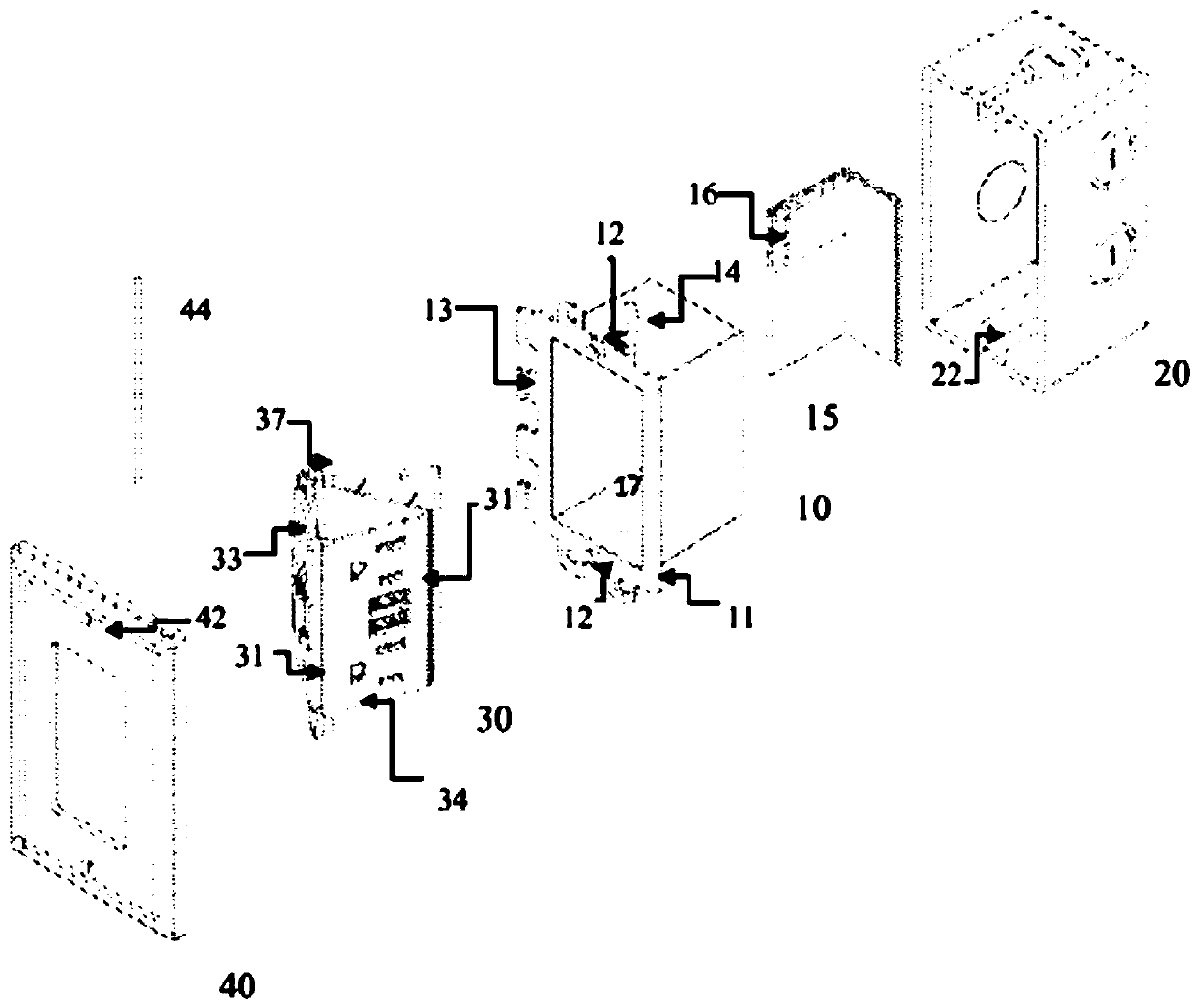 A retractable recessed electrical socket and data port assembly