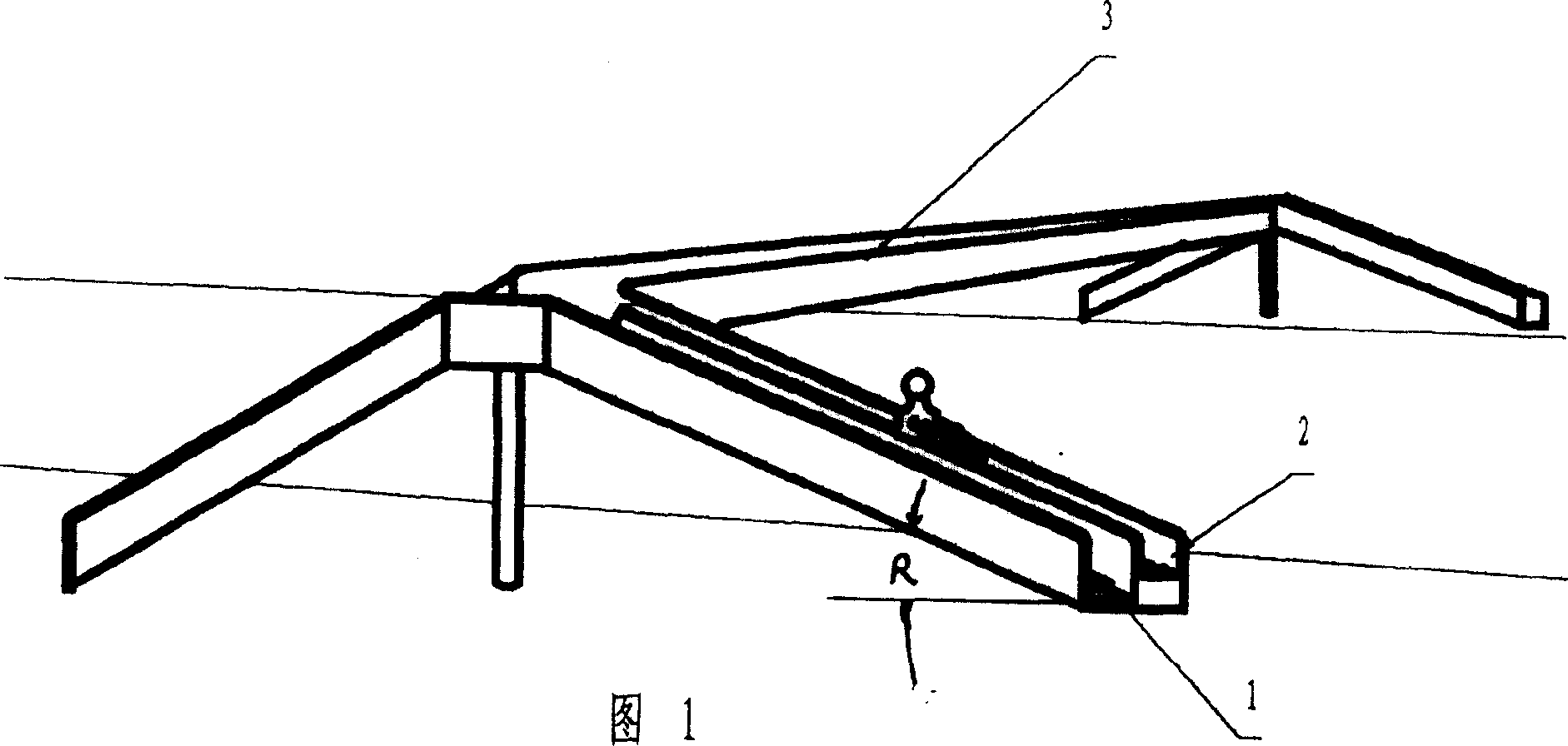 Fast overhead pedestrian crossing