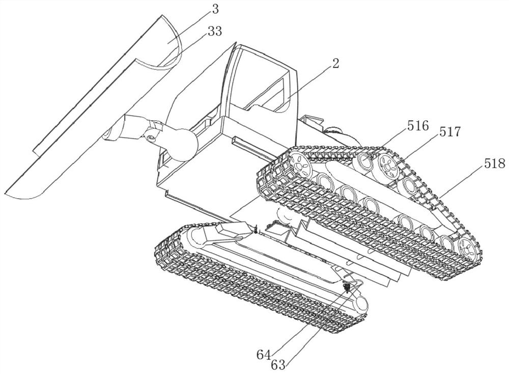 Desert greening special vehicle capable of performing mud pouring and plant seed co-planting