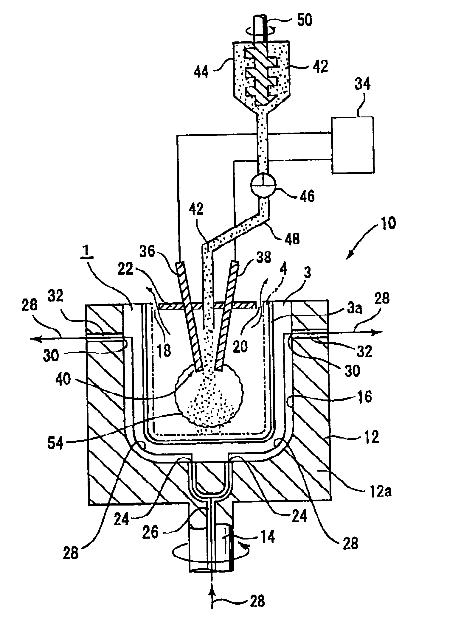 Method for producing a quartz glass crucible for pulling up silicon single crystal and apparatus