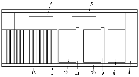 Anti-collision waiting bus platform