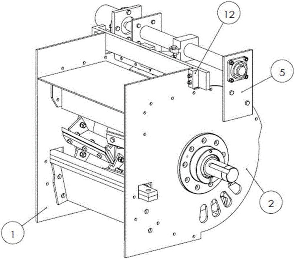 Automatic cutter grinding device of silage maize harvester and silage maize harvester automatically grinding cutters