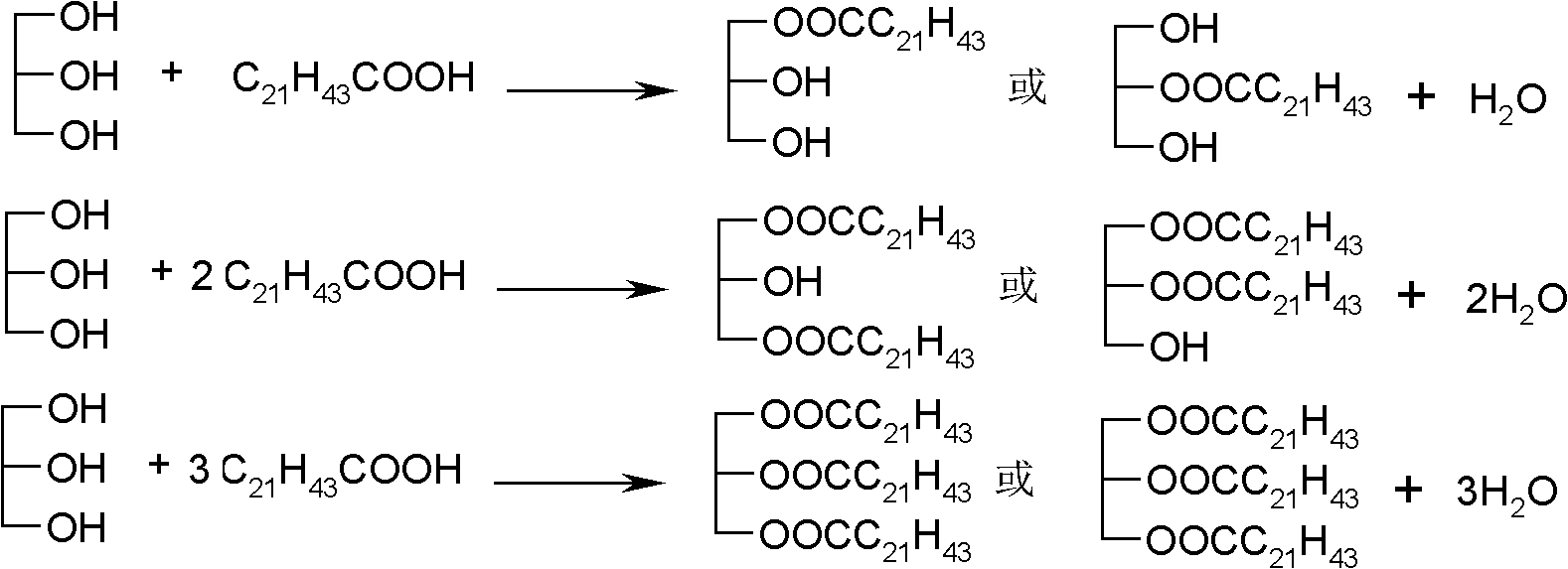 Preparation method of pharmaceutic adjuvant grade Glyceryl Behenate