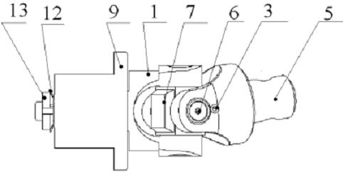 High-precision spherical hinge structure for parallel machine tools