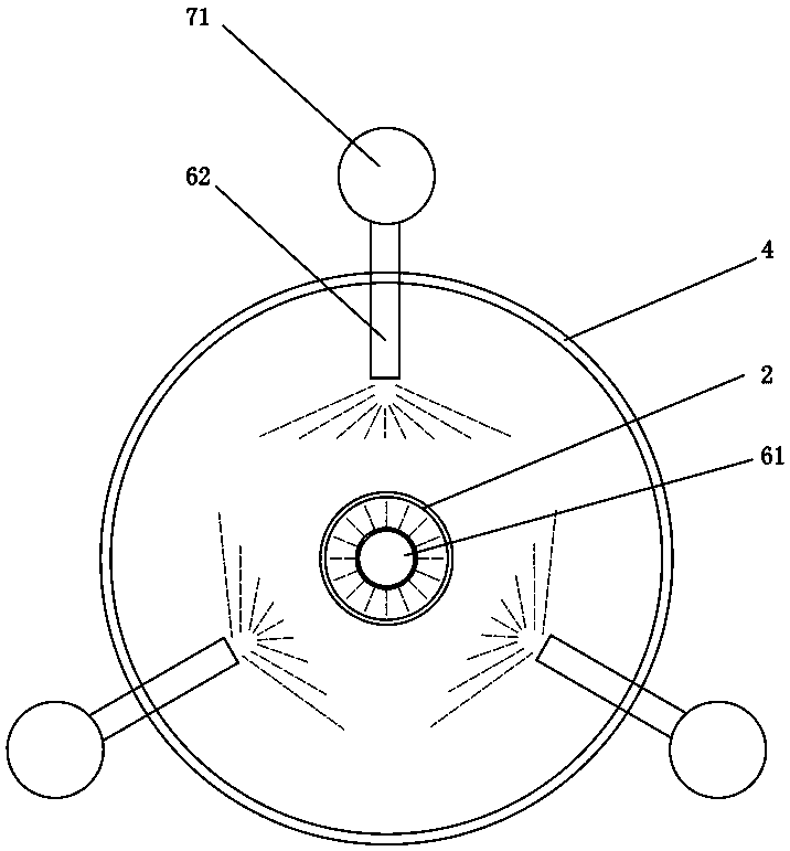 Inlet and outfeed system of raw material drug freeze dryer with online cleaning and sterilization function