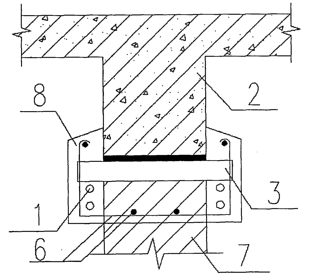 Prestress wall removing technology implemented by aid of non-binding steel strands