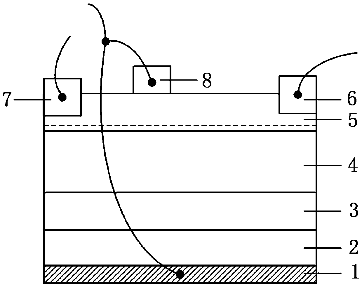 HEMT device with back field plate structure and preparation method thereof