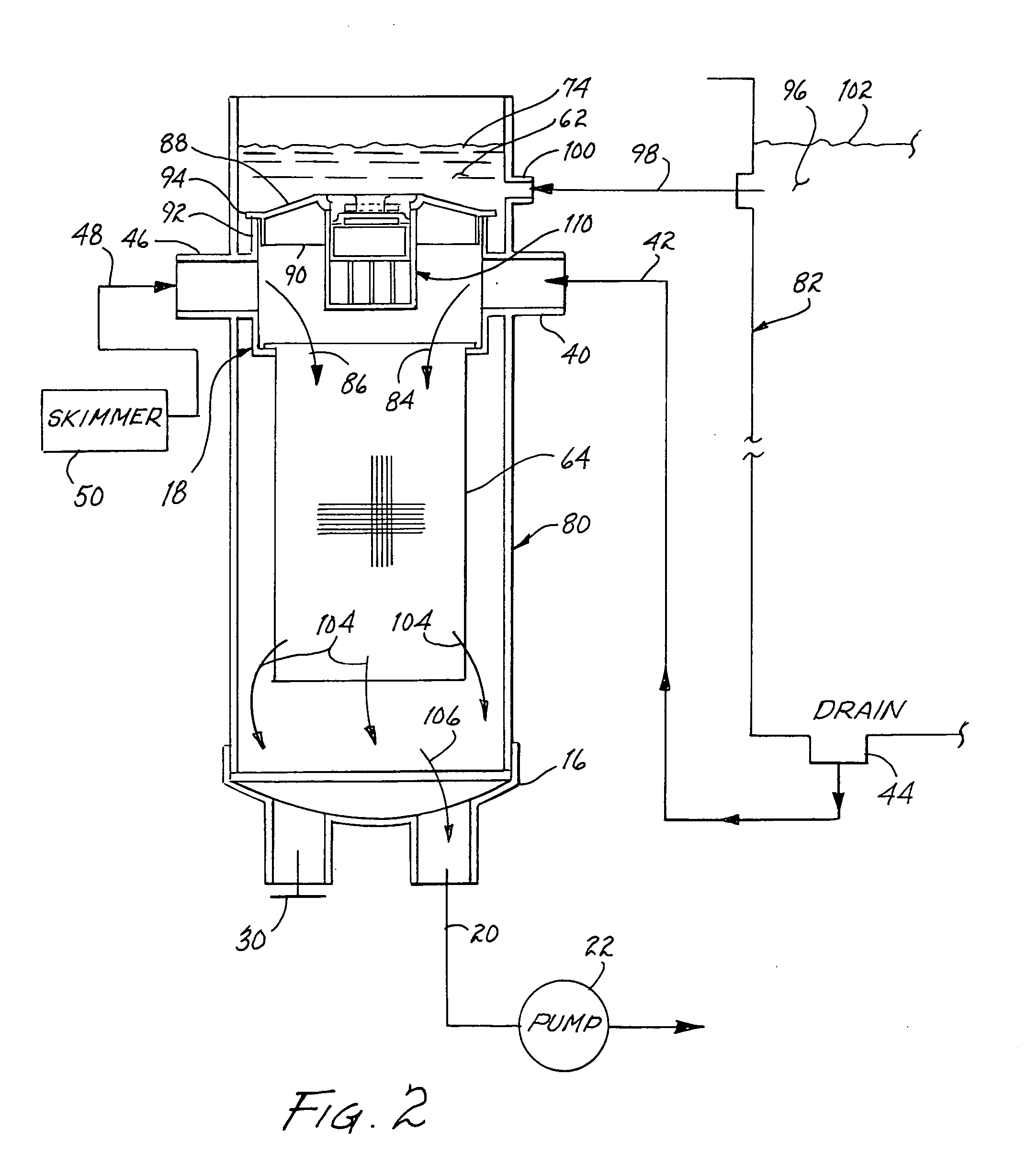 Hydraulic suction fuse for swimming pools