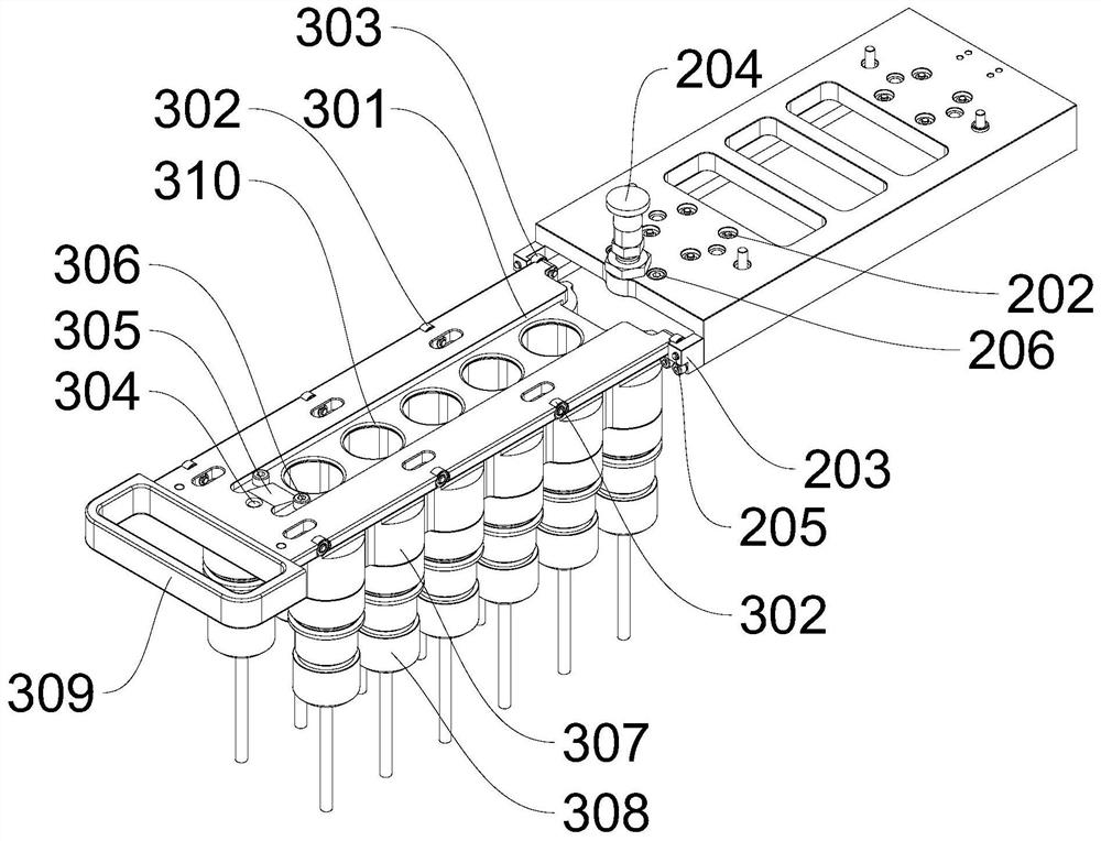 Quick-change drawer tool magazine