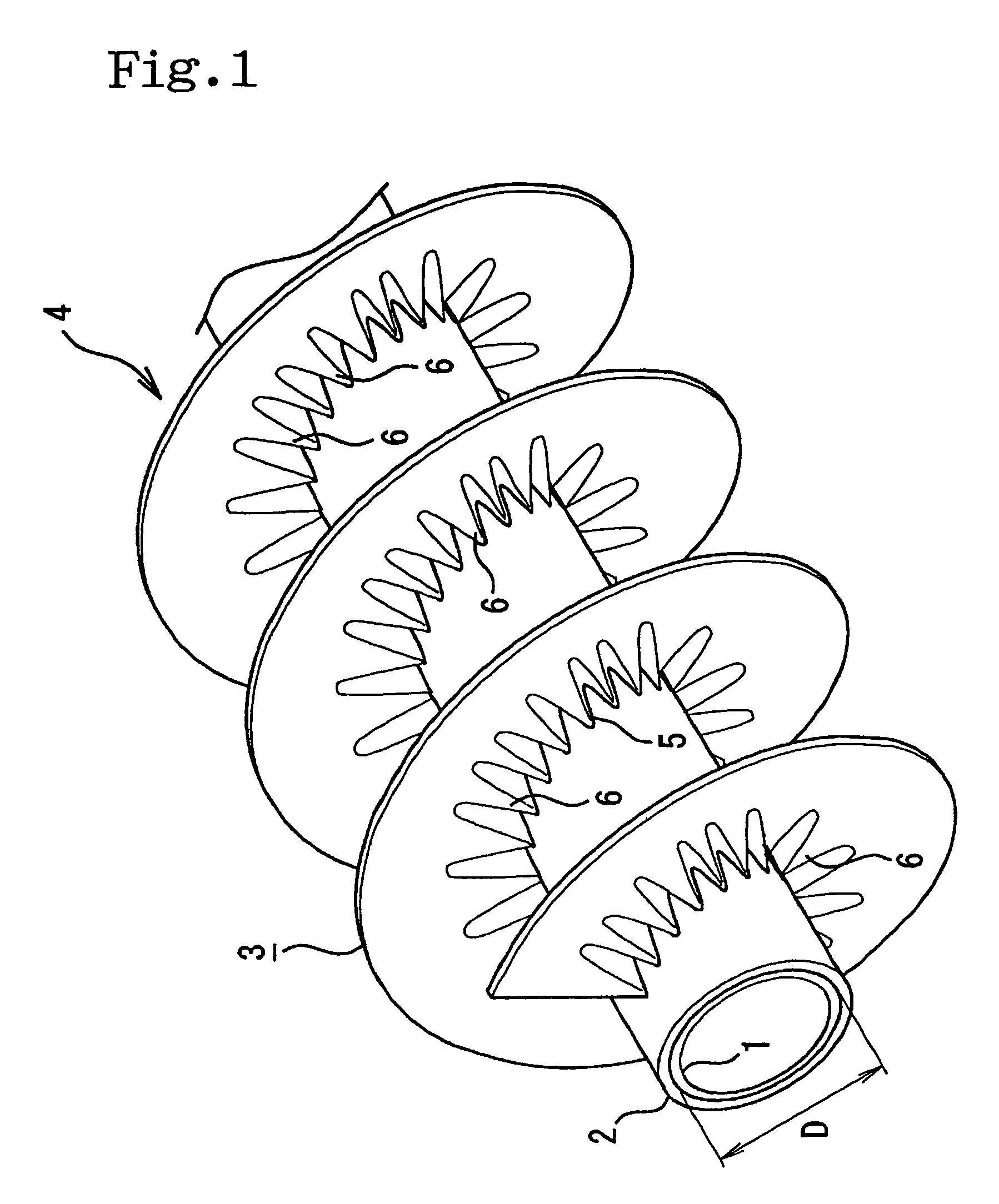 Heat conduction pipe externally covered with fin member