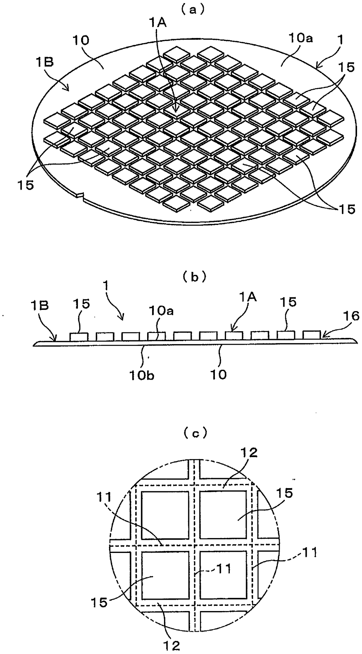 Laminated wafer processing method and adhesive sheet