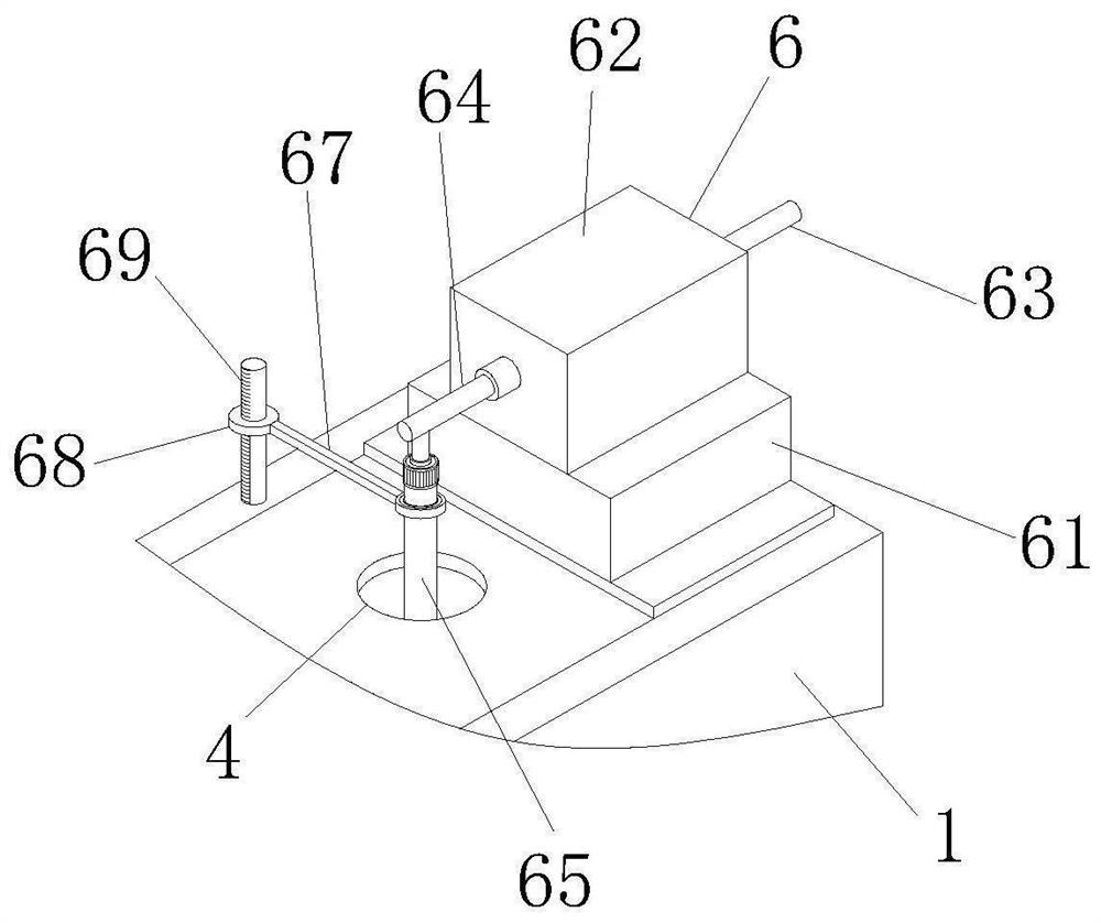 Extraction mechanism of industrial sewage purification device for environmental protection engineering