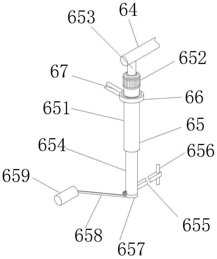 Extraction mechanism of industrial sewage purification device for environmental protection engineering