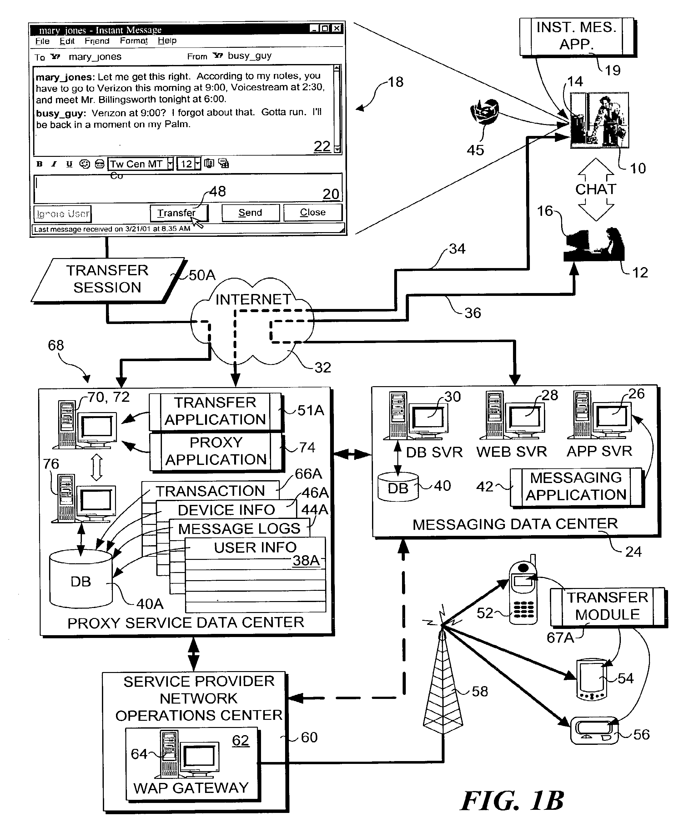 Transferring sessions between devices