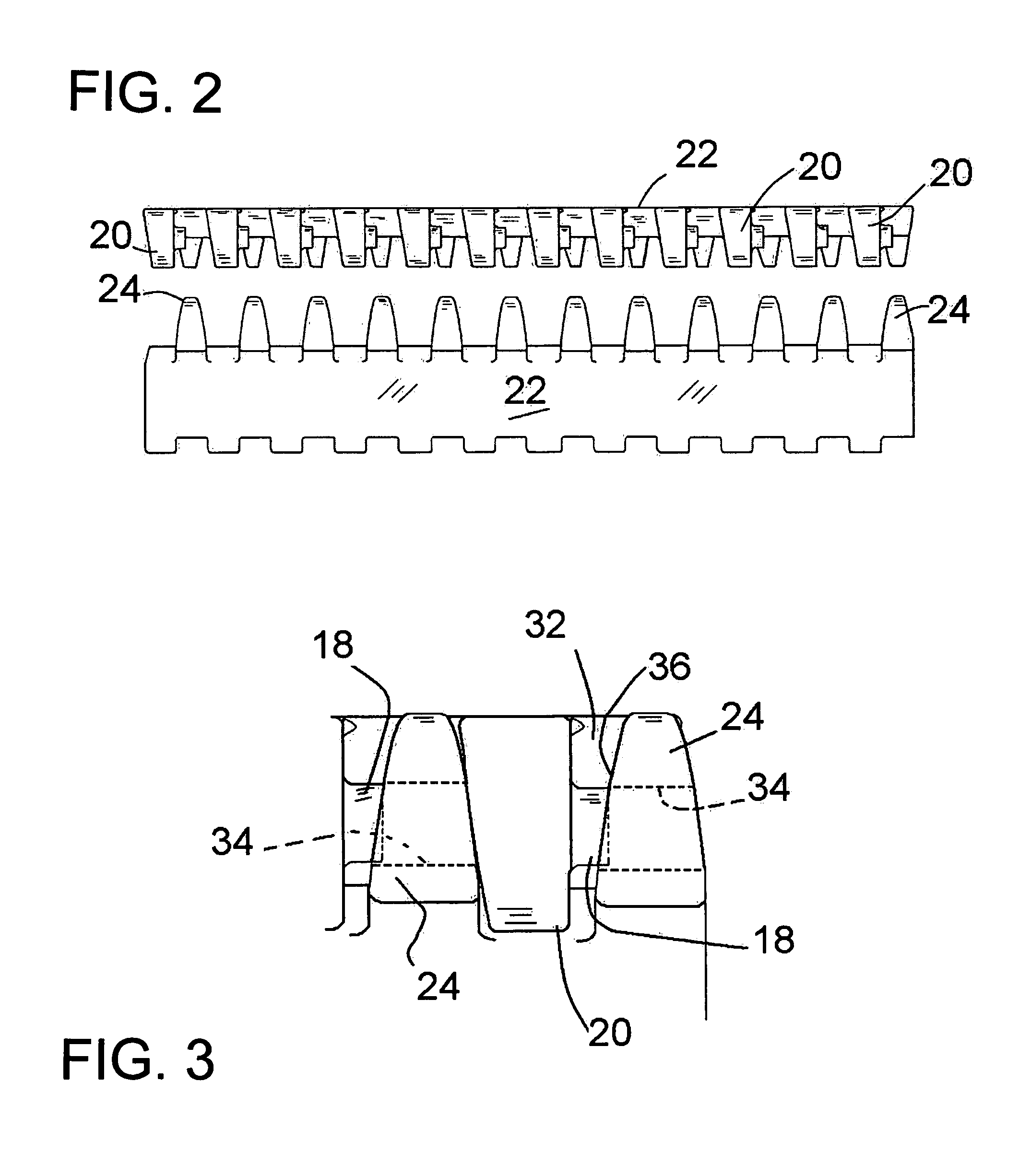 Rodless modular conveyor belt