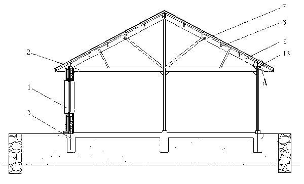 Rural compositional residential structure