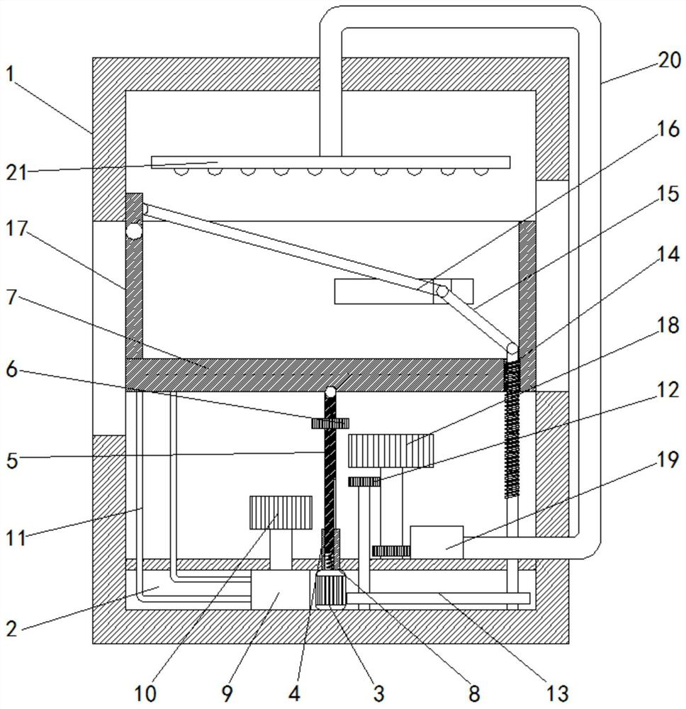 A device that can adjust the water content of sand used in concrete