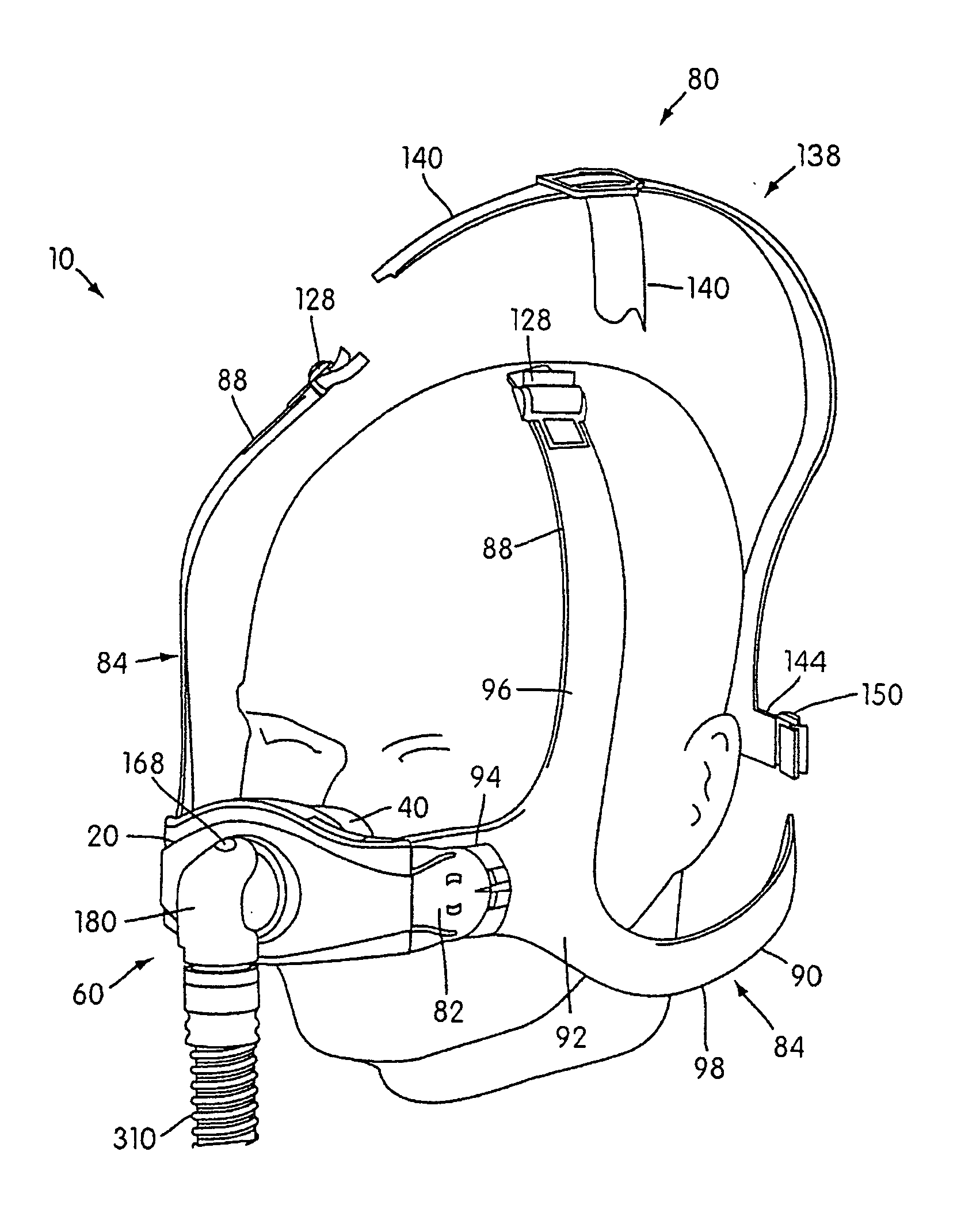 Respiratory mask assembly with magnetic coupling to headgear assembly