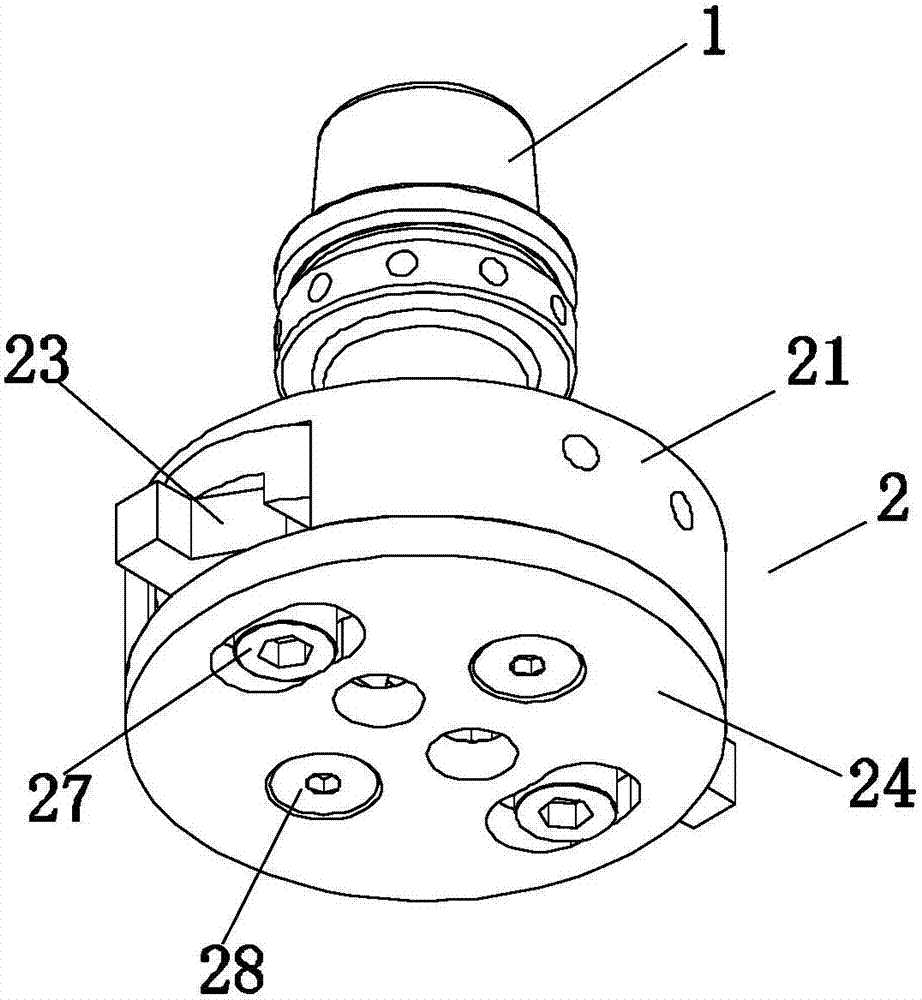 A high-gloss surface milling cutter disc and a high-gloss surface milling tool