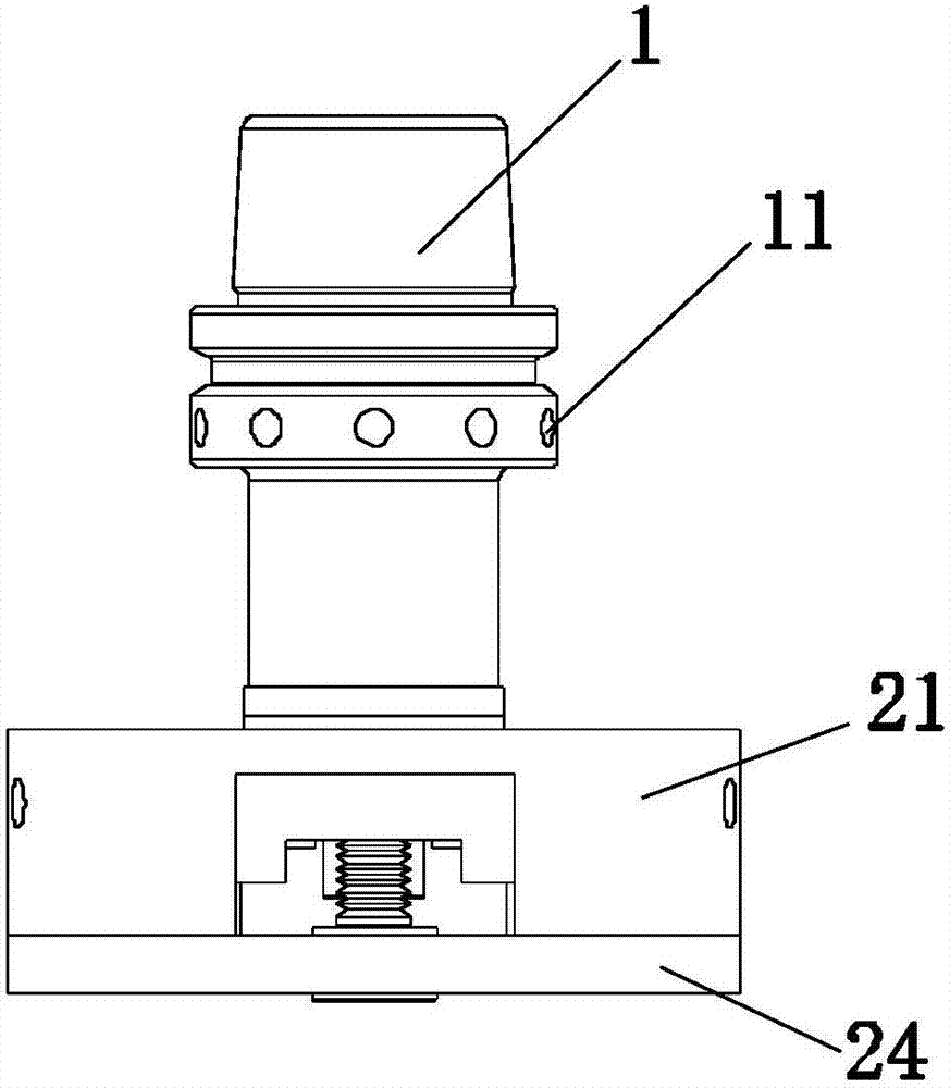 A high-gloss surface milling cutter disc and a high-gloss surface milling tool