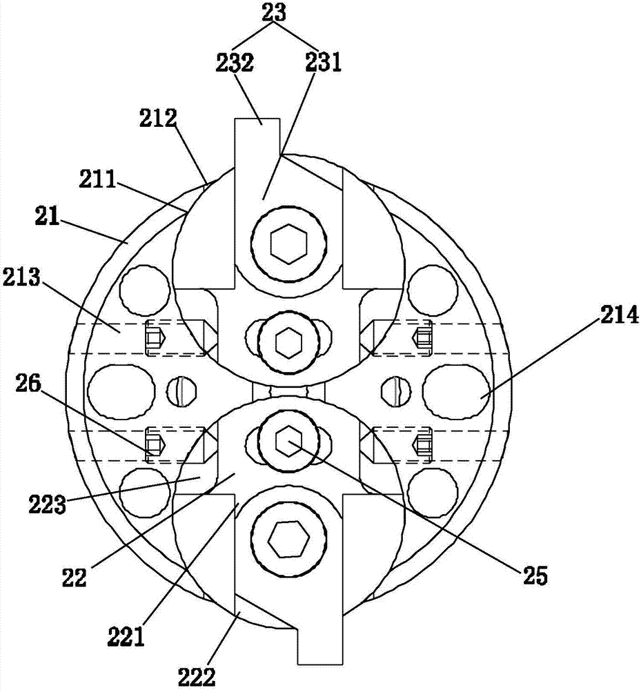 A high-gloss surface milling cutter disc and a high-gloss surface milling tool