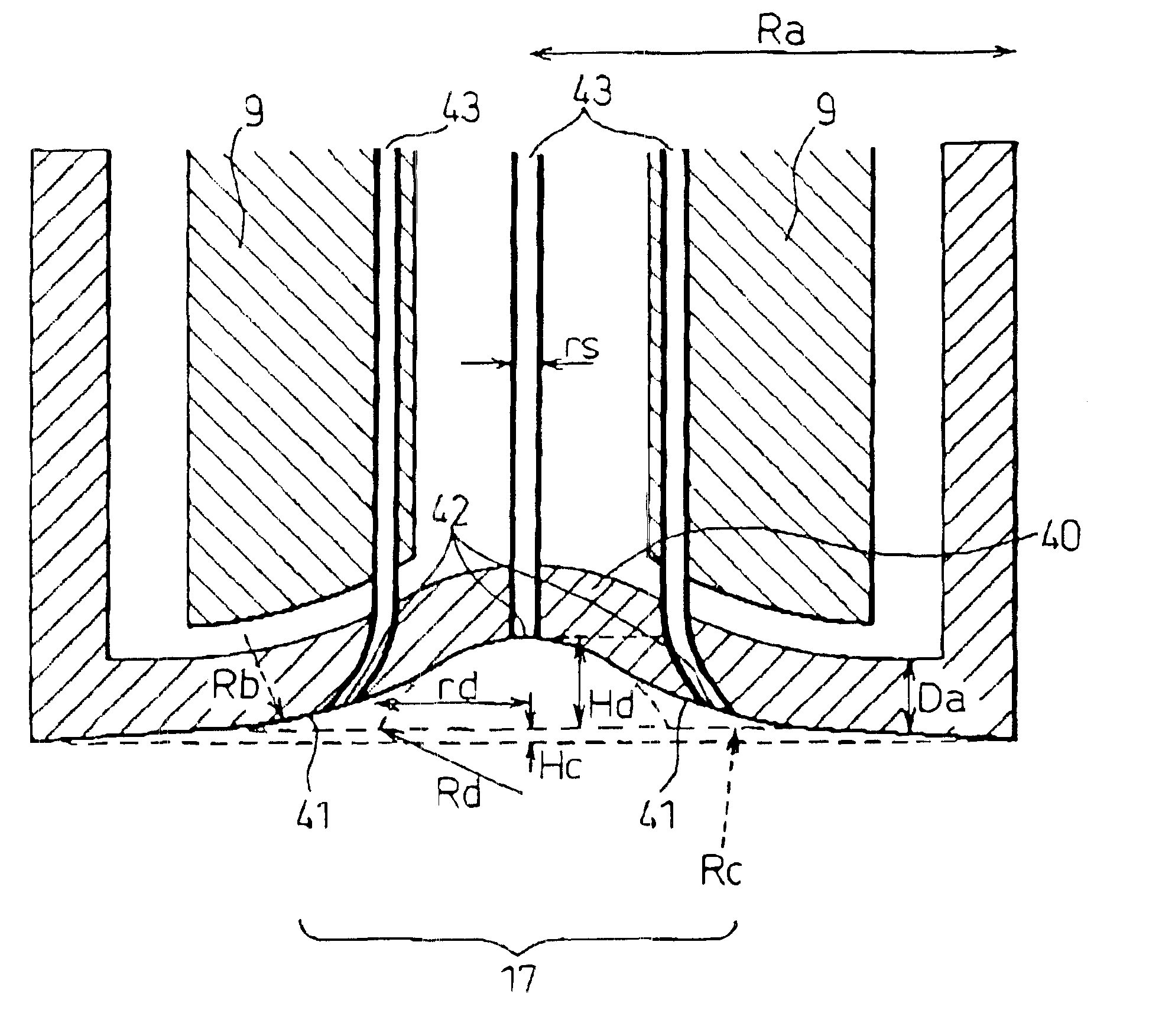 Transfer type plasma heating anode