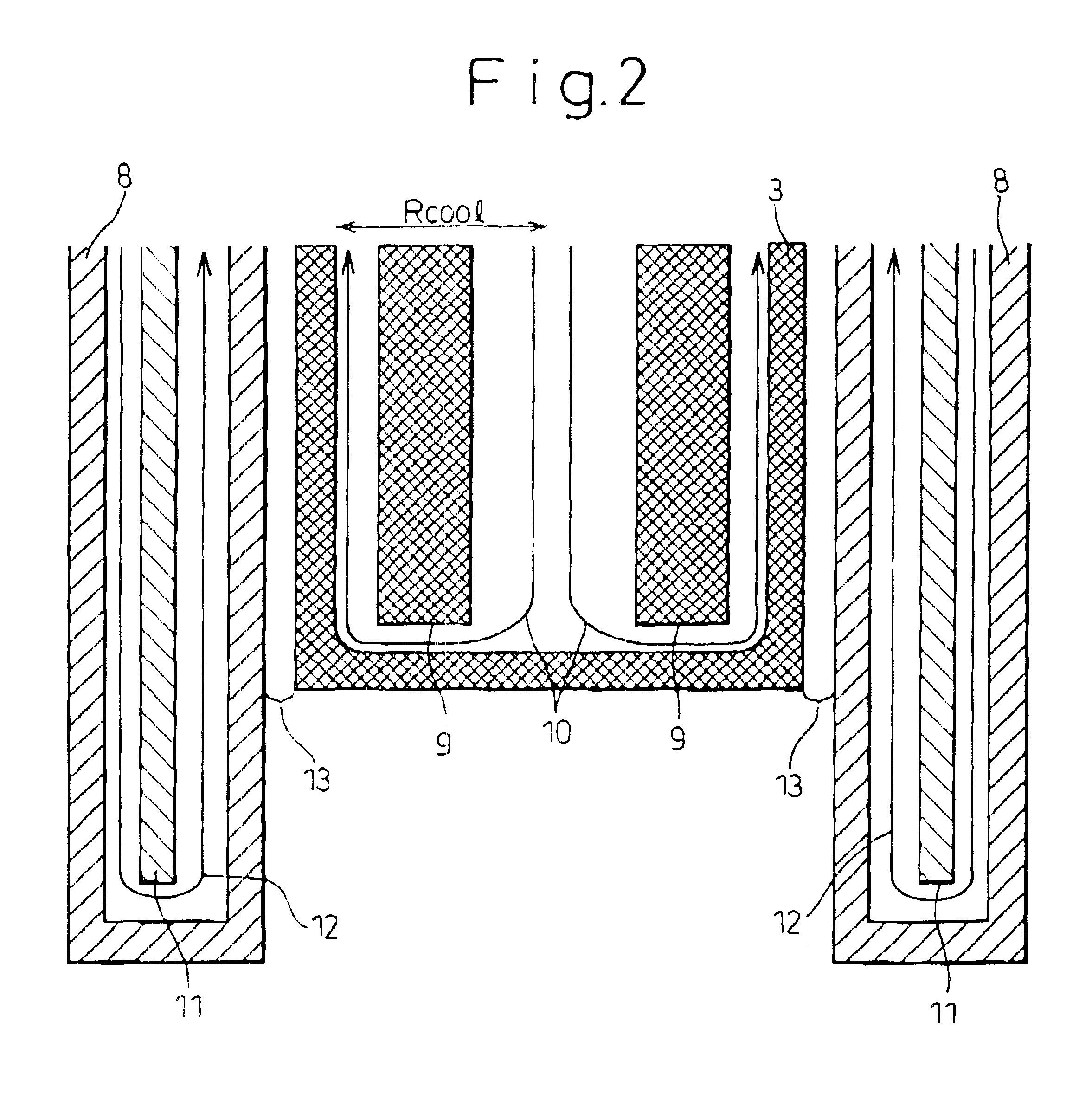 Transfer type plasma heating anode