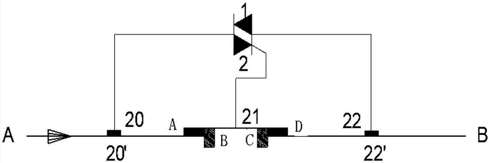 Thyristor assisting arc extinguishing combined type on-load tap changer