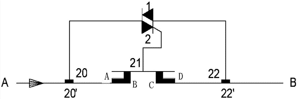 Thyristor assisting arc extinguishing combined type on-load tap changer