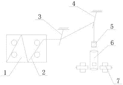 High-speed wire steel heaping detection method