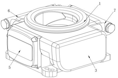 Electronic throttle valve body for electronic control fuel injection