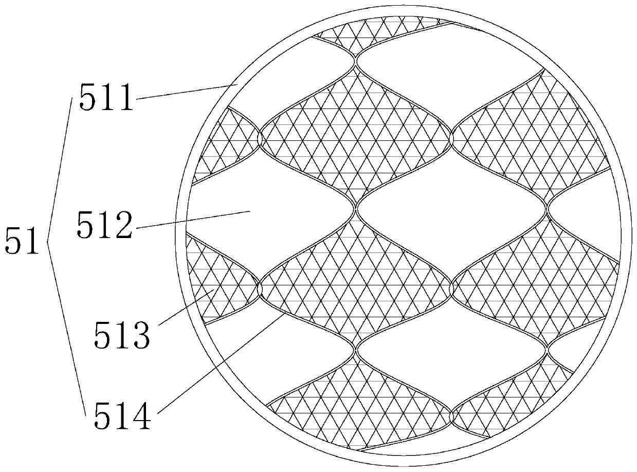 Energy-saving environment-friendly flue gas heat exchange device of metallurgic rotary hearth furnace