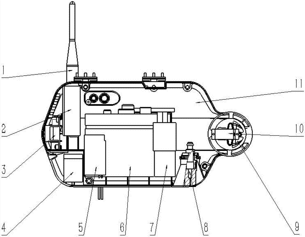 An accurate spraying unmanned aerial vehicle used for high-tension transmission line corridor tree obstacles