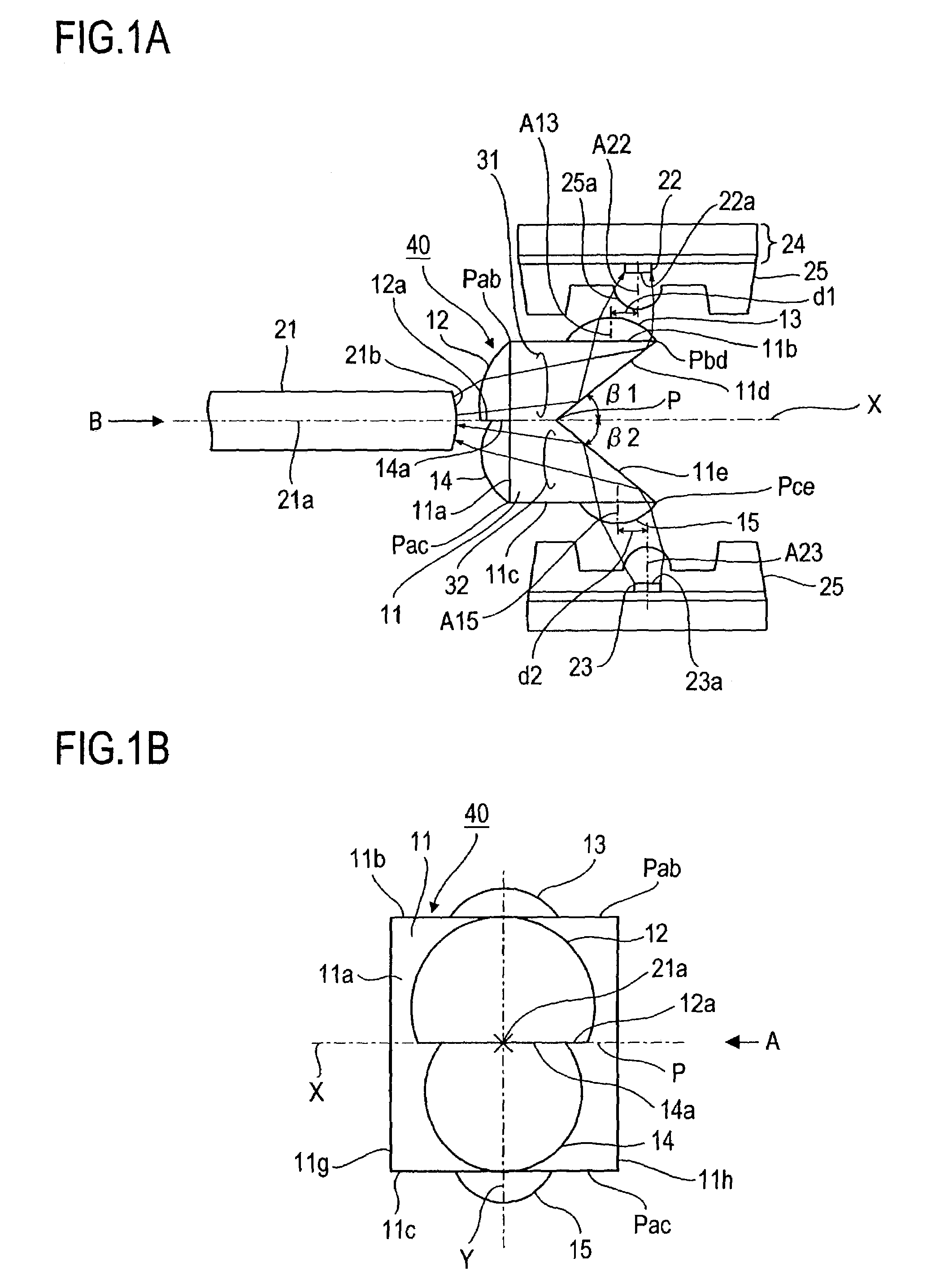 Optical component and optical transmitter-receiver for use in two-way optical communication