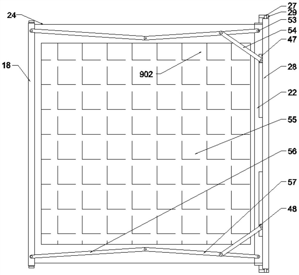 Photovoltaic panel device capable of preventing wind and sand damage and guaranteeing working efficiency