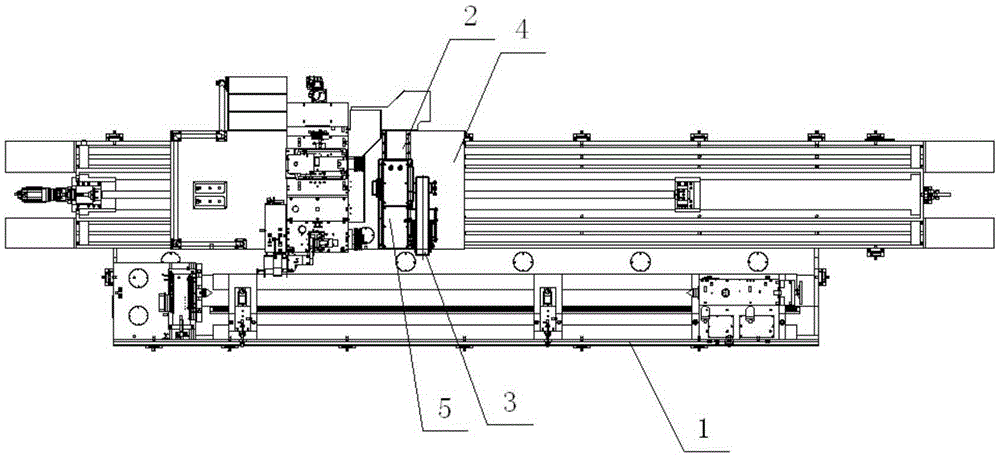 Roll workpiece surface grinding and polishing all-in-one machine