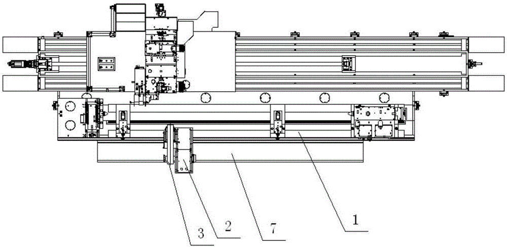 Roll workpiece surface grinding and polishing all-in-one machine