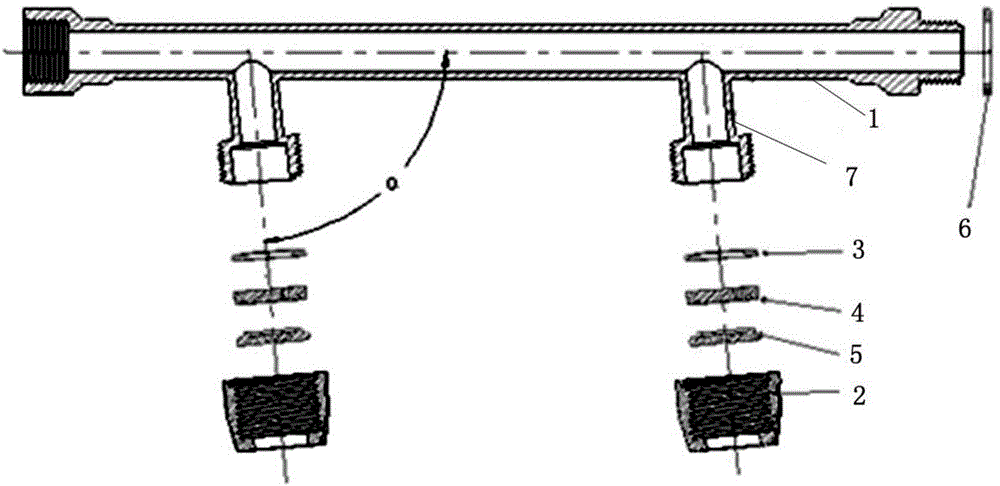 Extensible water-saving connecting rod spray head