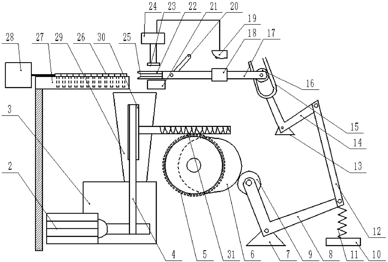 Marking device of bolt