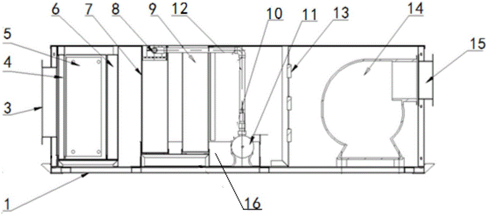 Efficient purifying and haze-removal fresh air machine