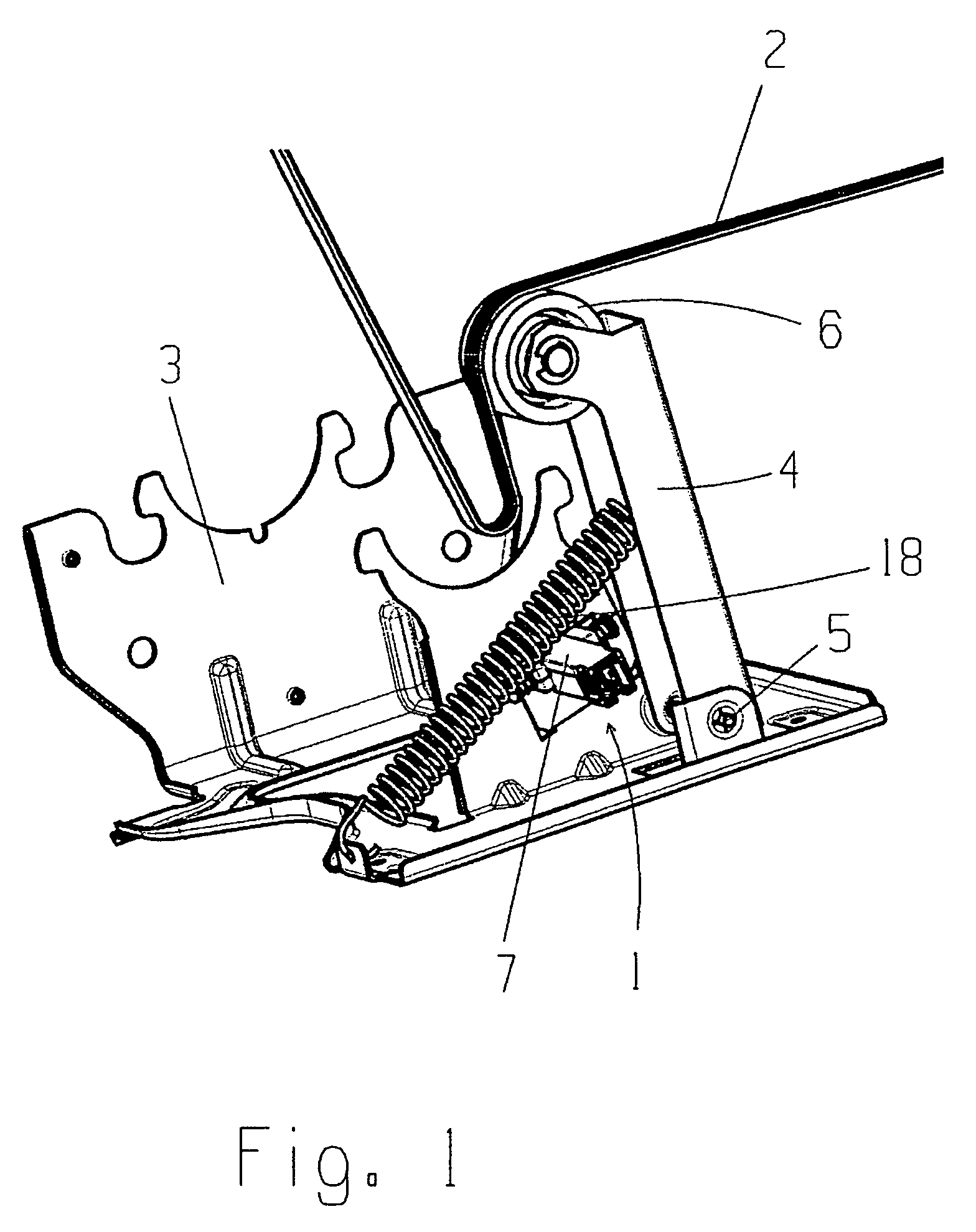 Sensor for detecting belt rupture