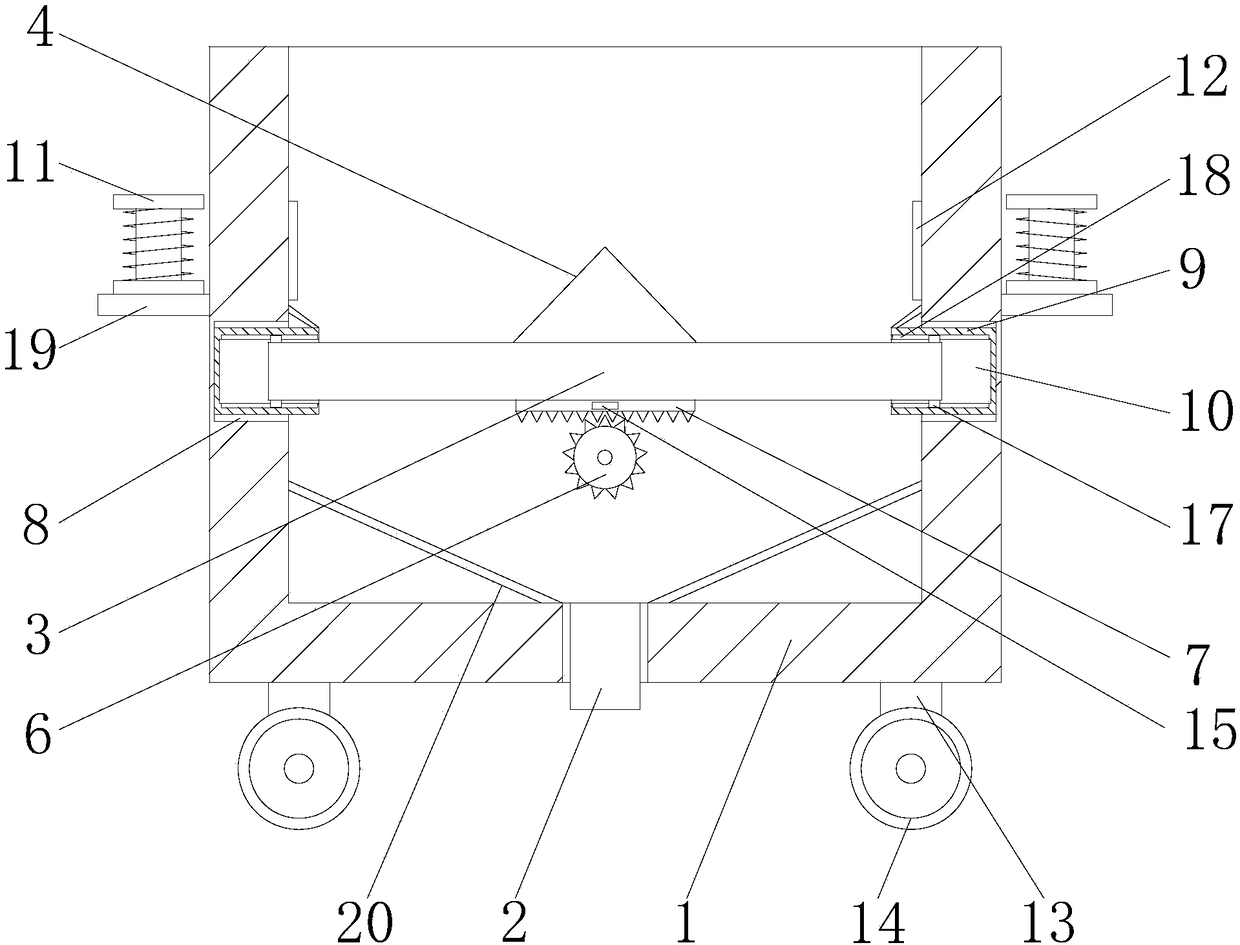 Plastic mixing screening equipment for washing machine